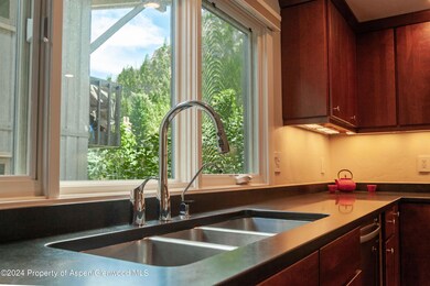 view from kitchen summer