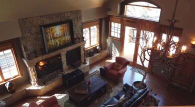 living room from upstairs