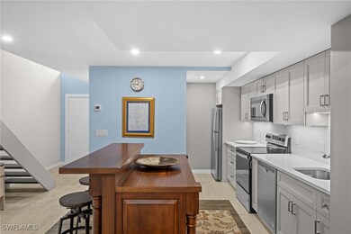 Kitchen featuring appliances with stainless steel