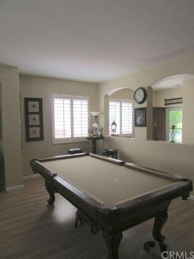 Great room view toward entry door.