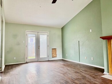 Spare room featuring hardwood / wood-style floors,