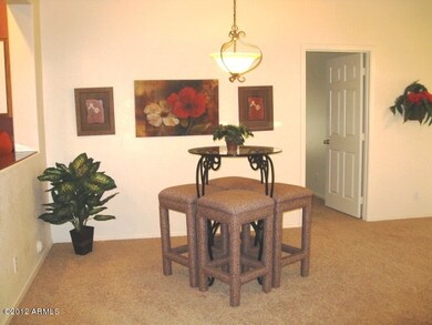 Dining area in great room