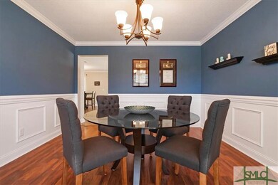 Formal Dining Room with upgraded crown molding and