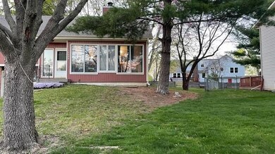 right side of home and yard