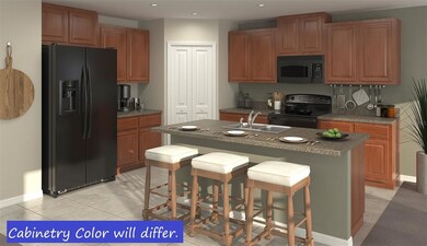 Kitchen - Illustration Only. See cabinetry note.