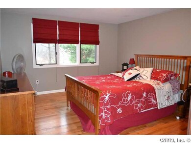 Master Bedroom. One of two master suites is locate