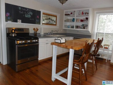 Spacious updated kitchen with great counter space 