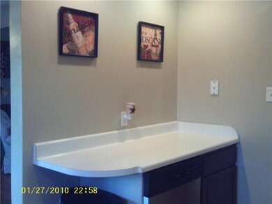 Kitchen. Custom made to house dishwasher - extra c
