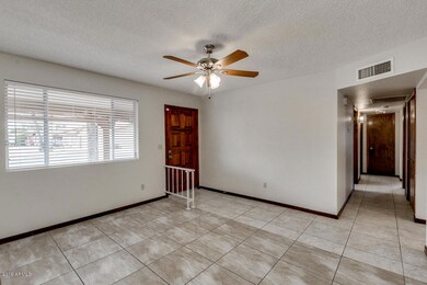 living room, hall to bedrooms