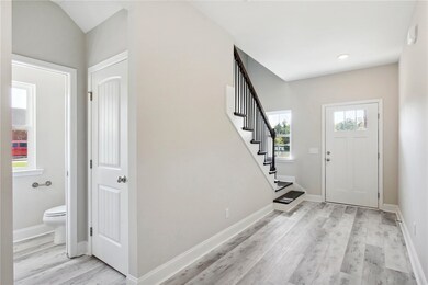 Enter into the foyer.