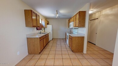 Kitchen facing north