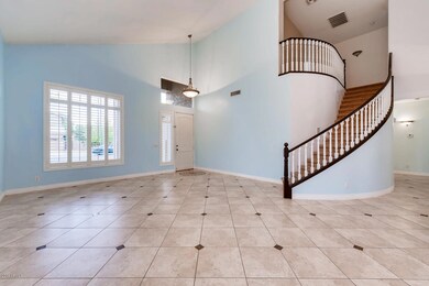 Beautiful curved staircase