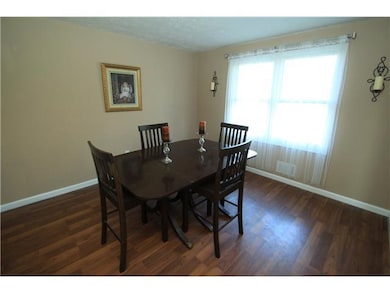 Great Room Formal dining room with new laminate fl