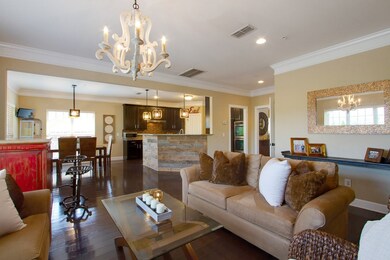 Open concept but it also has it defined spaces.