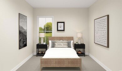 Rendering of Staged Secondary Bedroom