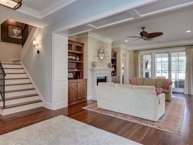 Foyer to Great Rm with furniture