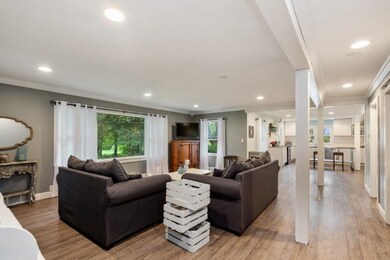 Living Room w view of kitchen