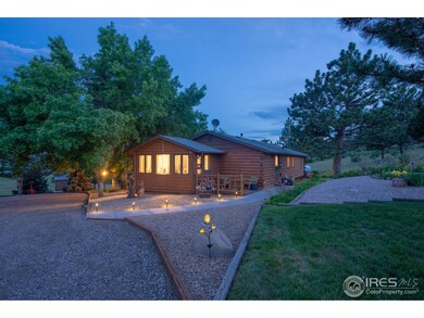 look west from garage/shop