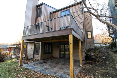 Gorgeous new deck and large patio below