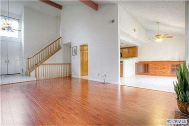 Vaulted ceilings and open floor plan give many pos