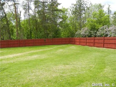 Yard large fenced in yard