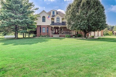 Front view of Custom Built Home