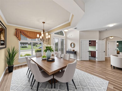 Dining room - virtually staged