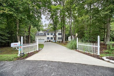 Private entry into park-like setting