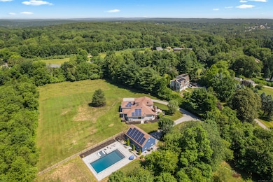 overview barn pool house and vineyard