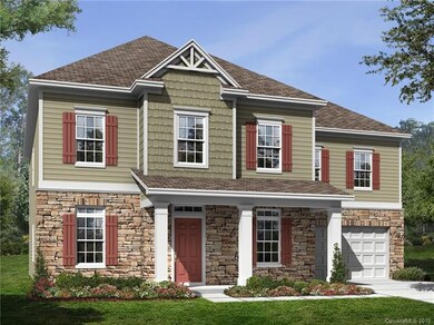 Rendering actual home has a 3rd car garage