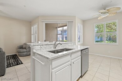 Kitchen with stainless steel dishwasher, a kitchen