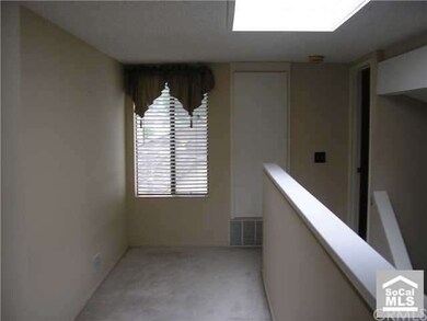 Upstairs hallway and skylight