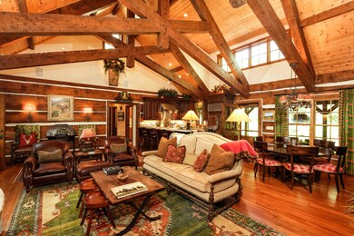Great room towards kitchen and dining