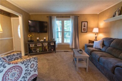 Another view of the family room from the very open kitchen.