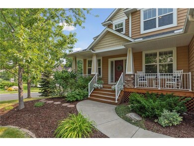 Inviting front porch