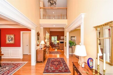 2 story Foyer with loft. Open floor plan