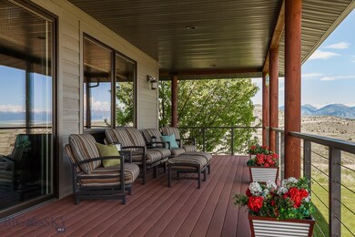 Wrap-Around Deck, Cable Railings, Log 
