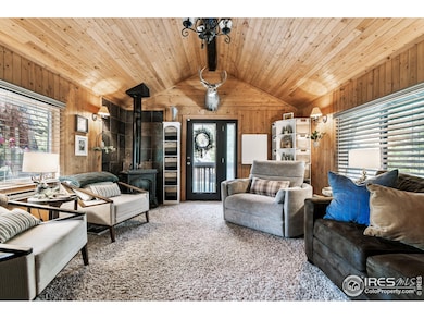 Living room with gas fireplace