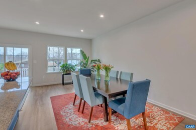 Luxury venial flooring runs throughout the main li