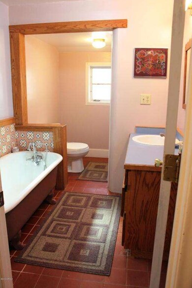 Downstairs Bathroom with Clawfoot Tub