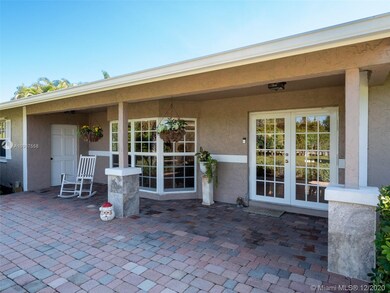 Lovely front outside entry has both impact French 