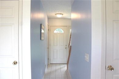 View of entry hallway from kitchen................