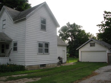 South side of house