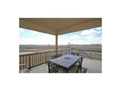 Deck. HUGE deck has wide open views to the south &