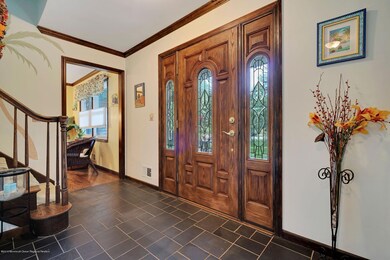 Leaded Glass Door Entrance