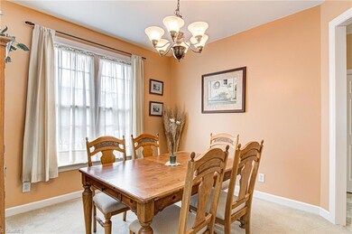 Dining room is located right off the kitchen.  Would also make a great spot for a home office!