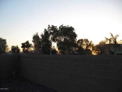 sunset from back yard