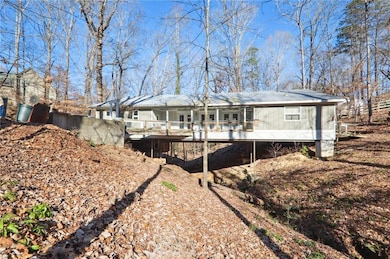 Rear view of house