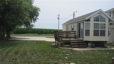 VIEW of the cabin from the lake side