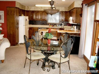 Dining area  kitchen